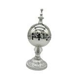 Maxbell Incense Burner Electric Zen Decor Censer Burner for Gift Office Silver