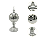 Maxbell Incense Burner Electric Zen Decor Censer Burner for Gift Office Silver