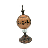 Maxbell Incense Burner Electric Zen Decor Censer Burner for Gift Office Red Bronze