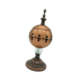 Maxbell Incense Burner Electric Zen Decor Censer Burner for Gift Office Red Bronze