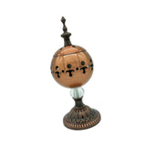 Maxbell Incense Burner Electric Zen Decor Censer Burner for Gift Office Red Bronze