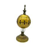 Maxbell Incense Burner Electric Zen Decor Censer Burner for Gift Office Antique Brass