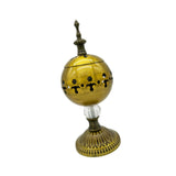 Maxbell Incense Burner Electric Zen Decor Censer Burner for Gift Office Antique Brass