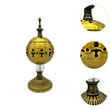 Maxbell Incense Burner Electric Zen Decor Censer Burner for Gift Office Antique Brass