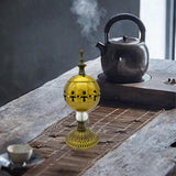 Maxbell Incense Burner Electric Zen Decor Censer Burner for Gift Office Antique Brass