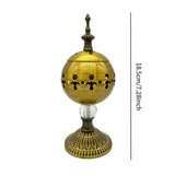 Maxbell Incense Burner Electric Zen Decor Censer Burner for Gift Office Antique Brass