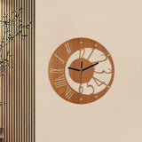 Maxbell Nordic Wall Clock Nordic Simple Wall Decor for Bedroom Living Room Classroom wood