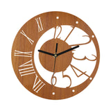 Maxbell Nordic Wall Clock Nordic Simple Wall Decor for Bedroom Living Room Classroom wood