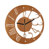 Maxbell Nordic Wall Clock Nordic Simple Wall Decor for Bedroom Living Room Classroom wood