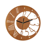 Maxbell Nordic Wall Clock Nordic Simple Wall Decor for Bedroom Living Room Classroom wood