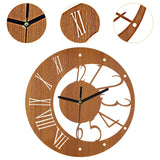 Maxbell Nordic Wall Clock Nordic Simple Wall Decor for Bedroom Living Room Classroom wood