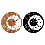 Maxbell Nordic Wall Clock Nordic Simple Wall Decor for Bedroom Living Room Classroom wood