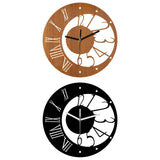 Maxbell Nordic Wall Clock Nordic Simple Wall Decor for Bedroom Living Room Classroom wood