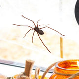 Maxbell 3D Spider Fridge Magnet Halloween Magnetic Decal for Office Refrigerator Car Dark Brown