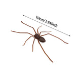 Maxbell 3D Spider Fridge Magnet Halloween Magnetic Decal for Office Refrigerator Car Dark Brown