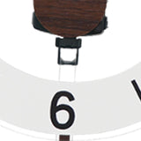 Maxbell Wall Clock Nordic Design Acrylic Hanging Clock for Living Room Kitchen White