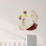 Maxbell Elephant Head Doll Wall Decoration Toy Decor for Window Kitchen Bedroom