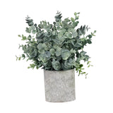 Maxbell Artificial Small Potted Plants for Desktop Ornament Desk Tabletop Decoration Roundleaf Grass