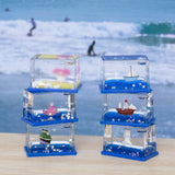 Maxbell Acrylic Fluid Liquid Decor Fluid Liquid Toy for Office Living Room Bookshelf Cruise Ship