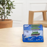 Maxbell Acrylic Fluid Liquid Decor Fluid Liquid Toy for Office Living Room Bookshelf Cruise Ship