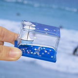 Maxbell Acrylic Fluid Liquid Decor Fluid Liquid Toy for Office Living Room Bookshelf Sailboat