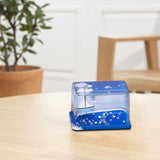 Maxbell Acrylic Fluid Liquid Decor Fluid Liquid Toy for Office Living Room Bookshelf Sailboat