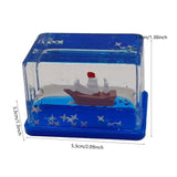 Maxbell Acrylic Fluid Liquid Decor Fluid Liquid Toy for Office Living Room Bookshelf Pirate Ship
