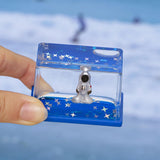 Maxbell Acrylic Fluid Liquid Decor Fluid Liquid Toy for Office Living Room Bookshelf Astronaut