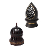 Maxbell Charcoal Incense Burner Mini with Lid for Home Office Meditation Living Room 15cm
