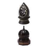 Maxbell Charcoal Incense Burner Mini with Lid for Home Office Meditation Living Room 15cm