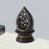 Maxbell Charcoal Incense Burner Mini with Lid for Home Office Meditation Living Room 15cm