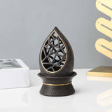 Maxbell Charcoal Incense Burner Mini with Lid for Home Office Meditation Living Room 15cm