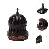 Maxbell Charcoal Incense Burner Mini with Lid for Home Office Meditation Living Room 20cm