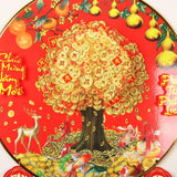 Maxbell Wall Hanging Beautiful Lucky Electric Money Tree for Parties Entrance Office