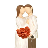 Maxbell Couple Statue Art Lovers Figurine for Anniversary Valentine's Day Decoration