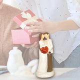 Maxbell Couple Statue Art Lovers Figurine for Anniversary Valentine's Day Decoration