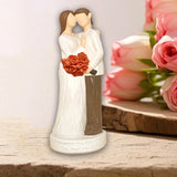 Maxbell Couple Statue Art Lovers Figurine for Anniversary Valentine's Day Decoration