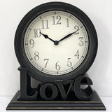 Maxbell Desk Clock European Style Classic Decorative Retro for Table Kitchen Bedside Style A