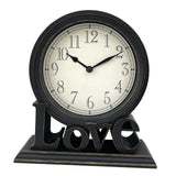 Maxbell Desk Clock European Style Classic Decorative Retro for Table Kitchen Bedside Style A