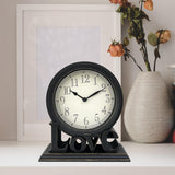 Maxbell Desk Clock European Style Classic Decorative Retro for Table Kitchen Bedside Style A