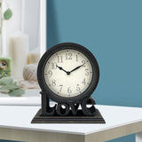 Maxbell Desk Clock European Style Classic Decorative Retro for Table Kitchen Bedside Style A
