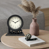Maxbell Desk Clock European Style Classic Decorative Retro for Table Kitchen Bedside Style A