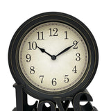 Maxbell Desk Clock European Style Classic Decorative Retro for Table Kitchen Bedside Style B