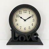 Maxbell Desk Clock European Style Classic Decorative Retro for Table Kitchen Bedside Style B