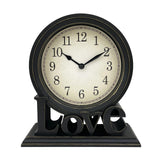 Maxbell Desk Clock European Style Classic Decorative Retro for Table Kitchen Bedside Style B