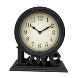 Maxbell Desk Clock European Style Classic Decorative Retro for Table Kitchen Bedside Style B