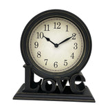 Maxbell Desk Clock European Style Classic Decorative Retro for Table Kitchen Bedside Style B