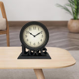 Maxbell Desk Clock European Style Classic Decorative Retro for Table Kitchen Bedside Style B