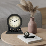 Maxbell Desk Clock European Style Classic Decorative Retro for Table Kitchen Bedside Style B