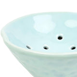 Maxbell Floral Holder Frog Container Flower Arrangement for Gift Counter Living Room Light Blue